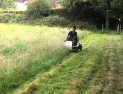 Cutting Long Grass