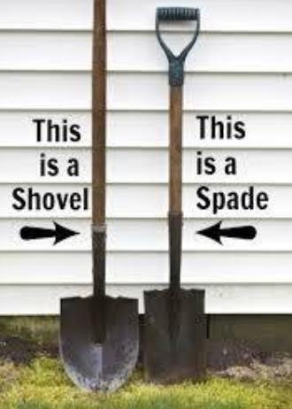 Difference Between Spade & Shovel