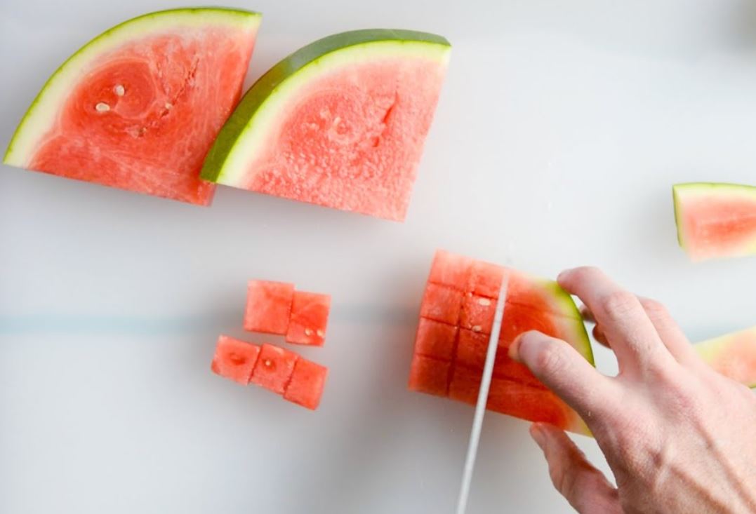 Peeled Watermelon In Small